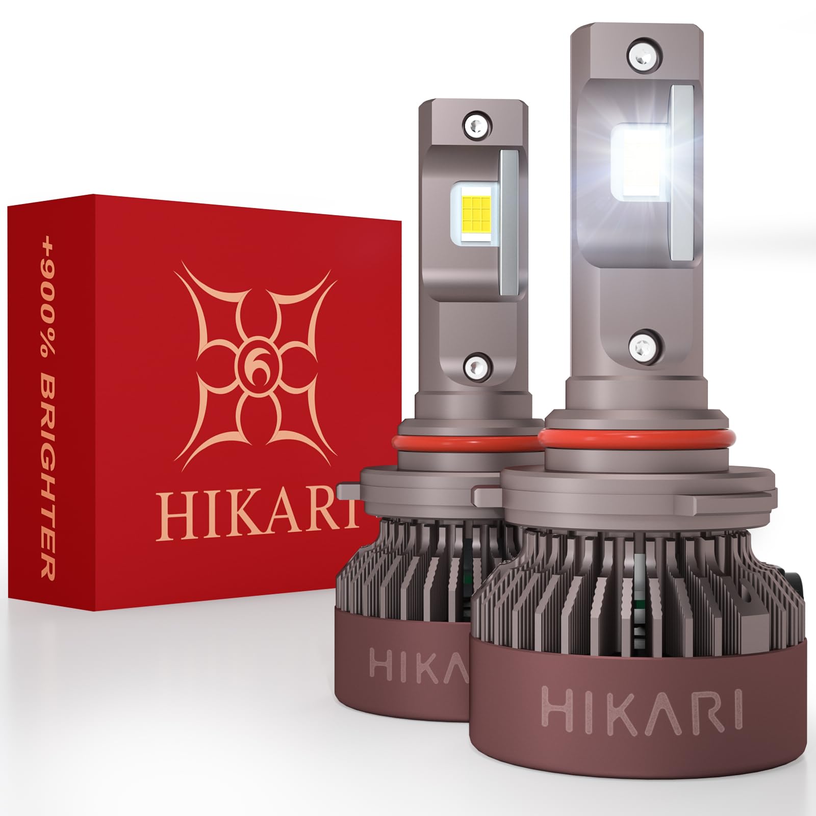 Hikari 2026 Darkenex 9005 HB3 LED Headlight Bulbs 60000LM, 65W